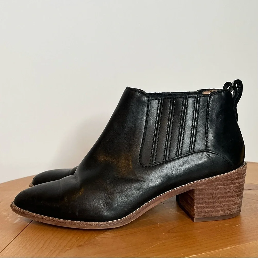 Madewell Bonham Booties Size 6.5 Black